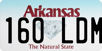 AR license plate 160LDM