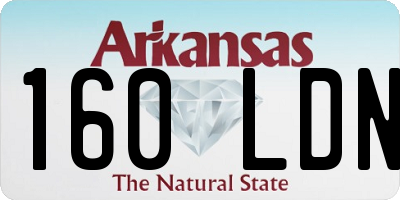 AR license plate 160LDN