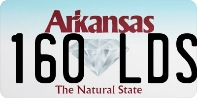 AR license plate 160LDS