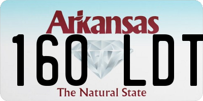 AR license plate 160LDT