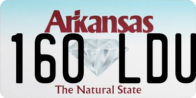 AR license plate 160LDU