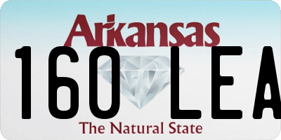 AR license plate 160LEA
