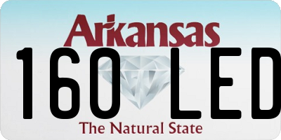 AR license plate 160LED