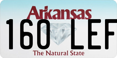AR license plate 160LEF