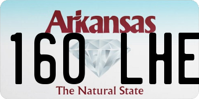 AR license plate 160LHE
