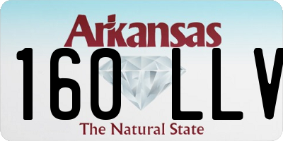 AR license plate 160LLV