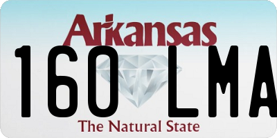 AR license plate 160LMA
