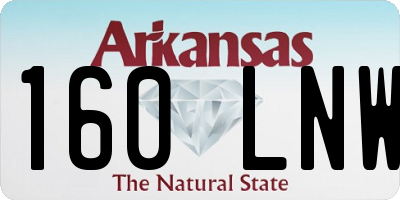 AR license plate 160LNW