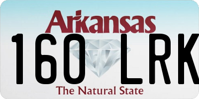 AR license plate 160LRK