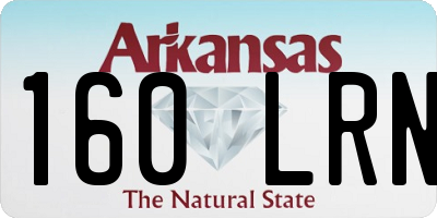 AR license plate 160LRN