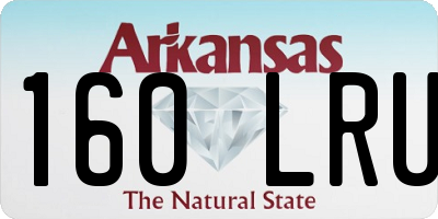 AR license plate 160LRU