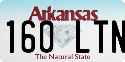 AR license plate 160LTN