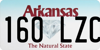 AR license plate 160LZC