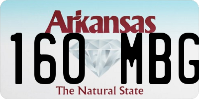 AR license plate 160MBG