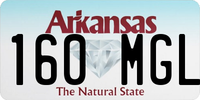 AR license plate 160MGL