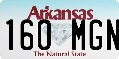 AR license plate 160MGN