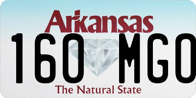 AR license plate 160MGO