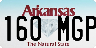 AR license plate 160MGP