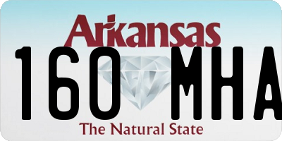 AR license plate 160MHA