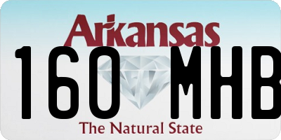 AR license plate 160MHB