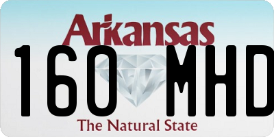 AR license plate 160MHD