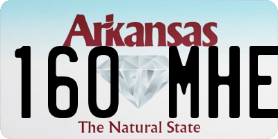 AR license plate 160MHE