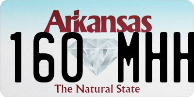 AR license plate 160MHH