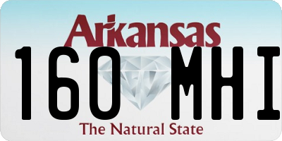 AR license plate 160MHI