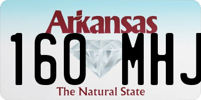 AR license plate 160MHJ