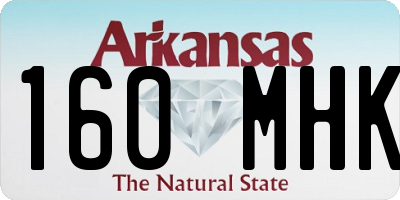 AR license plate 160MHK