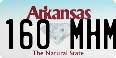 AR license plate 160MHM