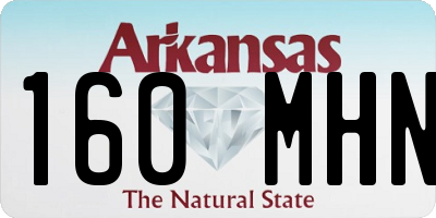 AR license plate 160MHN