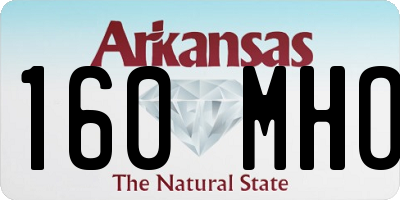 AR license plate 160MHO