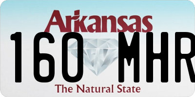 AR license plate 160MHR