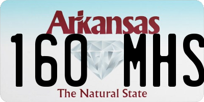 AR license plate 160MHS