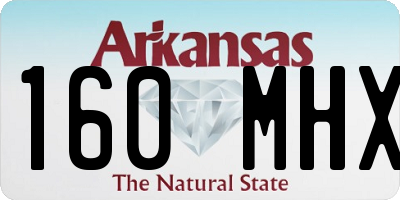 AR license plate 160MHX