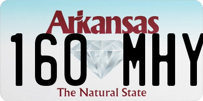 AR license plate 160MHY