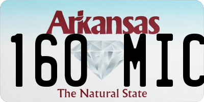AR license plate 160MIC