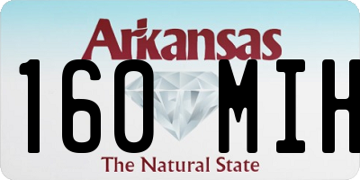 AR license plate 160MIH