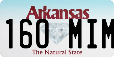 AR license plate 160MIM