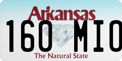AR license plate 160MIO