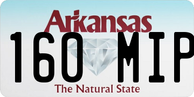 AR license plate 160MIP