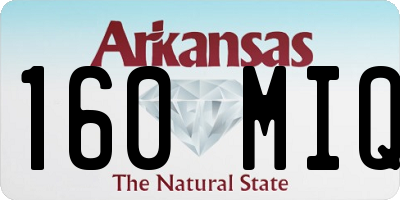 AR license plate 160MIQ