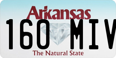 AR license plate 160MIV
