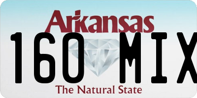 AR license plate 160MIX