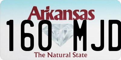 AR license plate 160MJD
