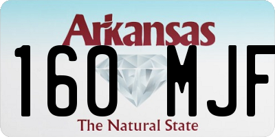 AR license plate 160MJF