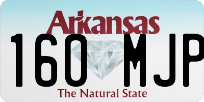 AR license plate 160MJP