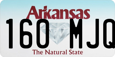 AR license plate 160MJQ