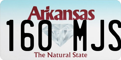 AR license plate 160MJS